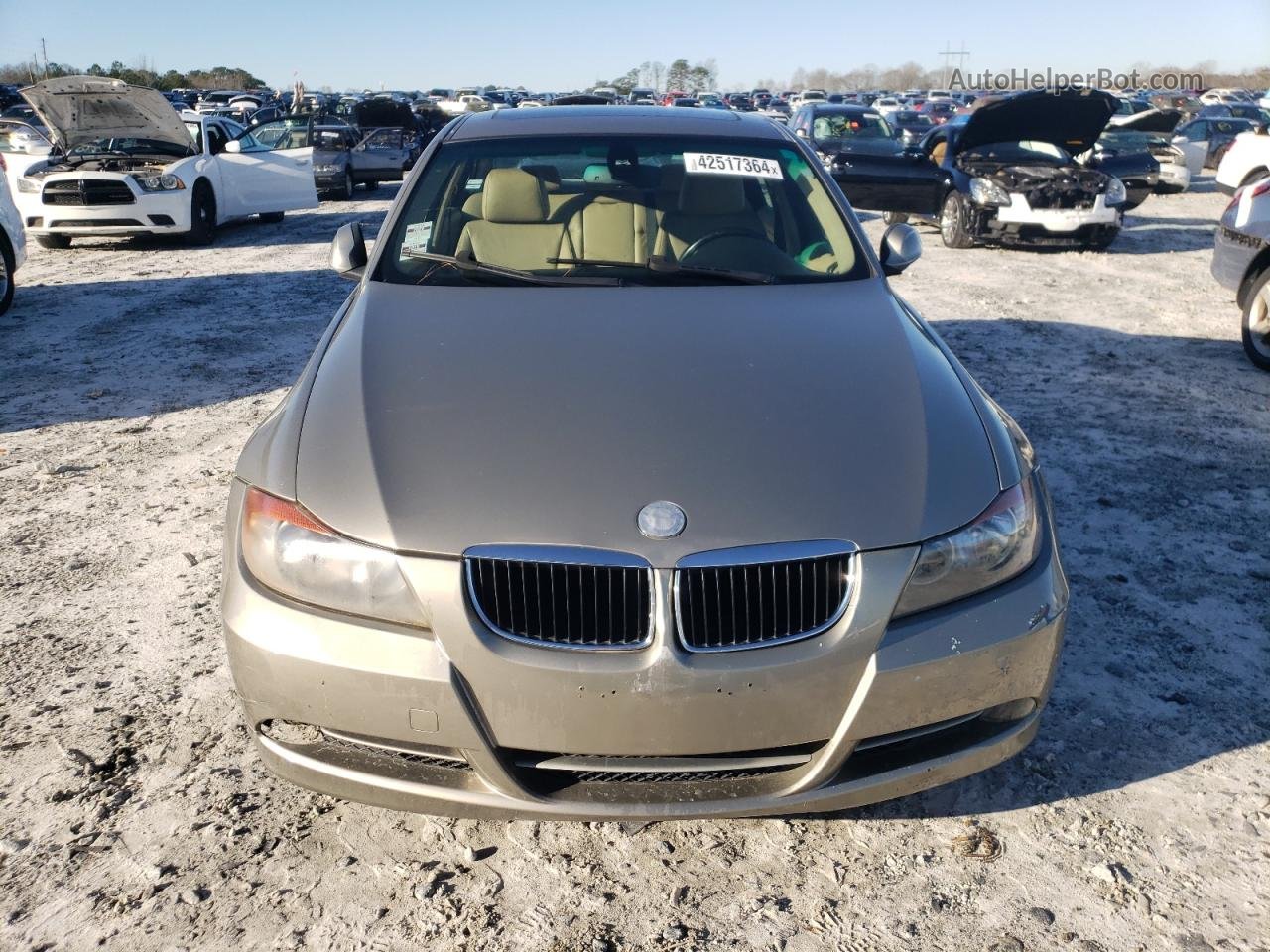 2008 Bmw 328 I Золотой vin: WBAVA37528NL57147