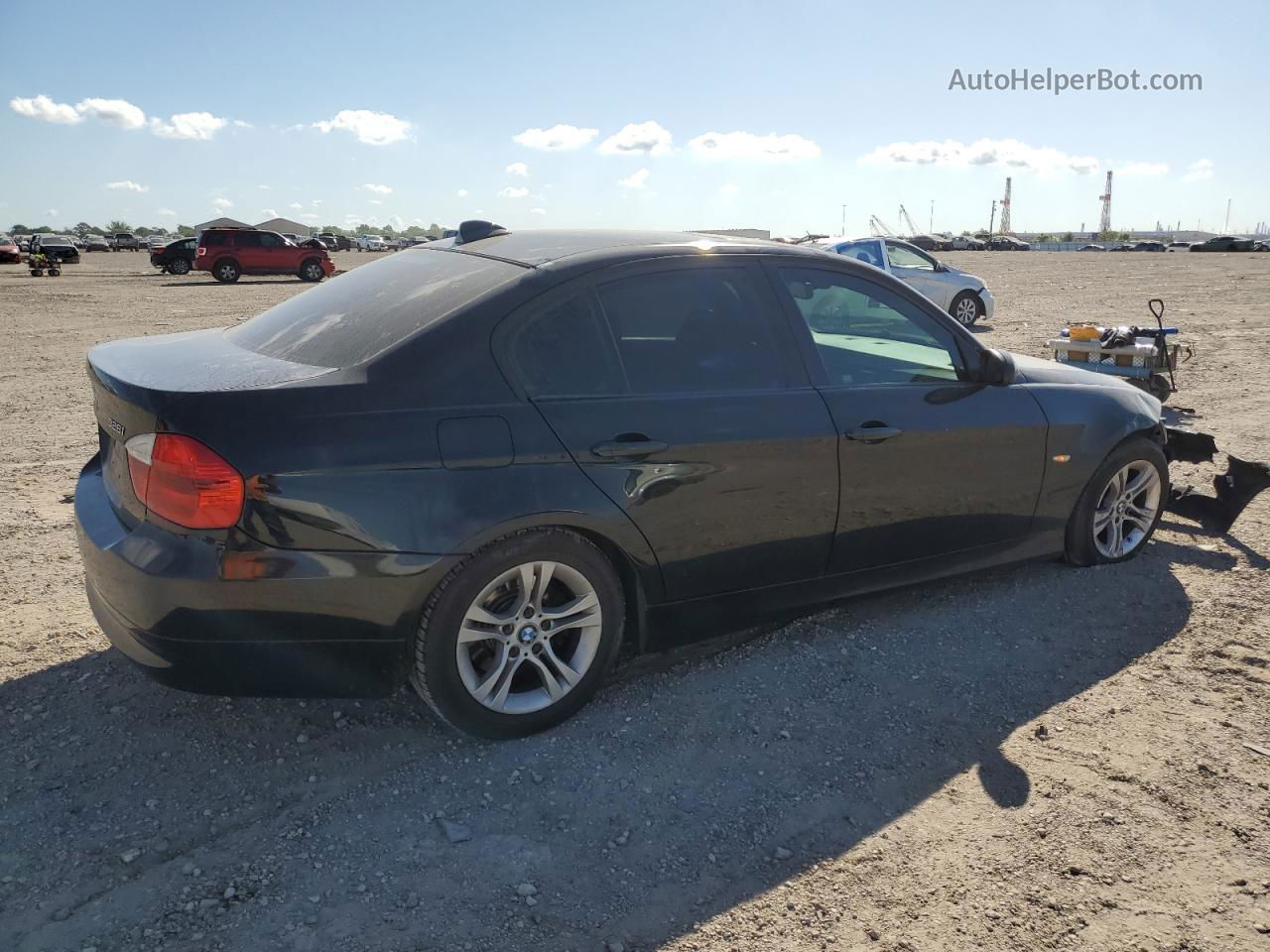 2008 Bmw 328 I Black vin: WBAVA37538NL50823