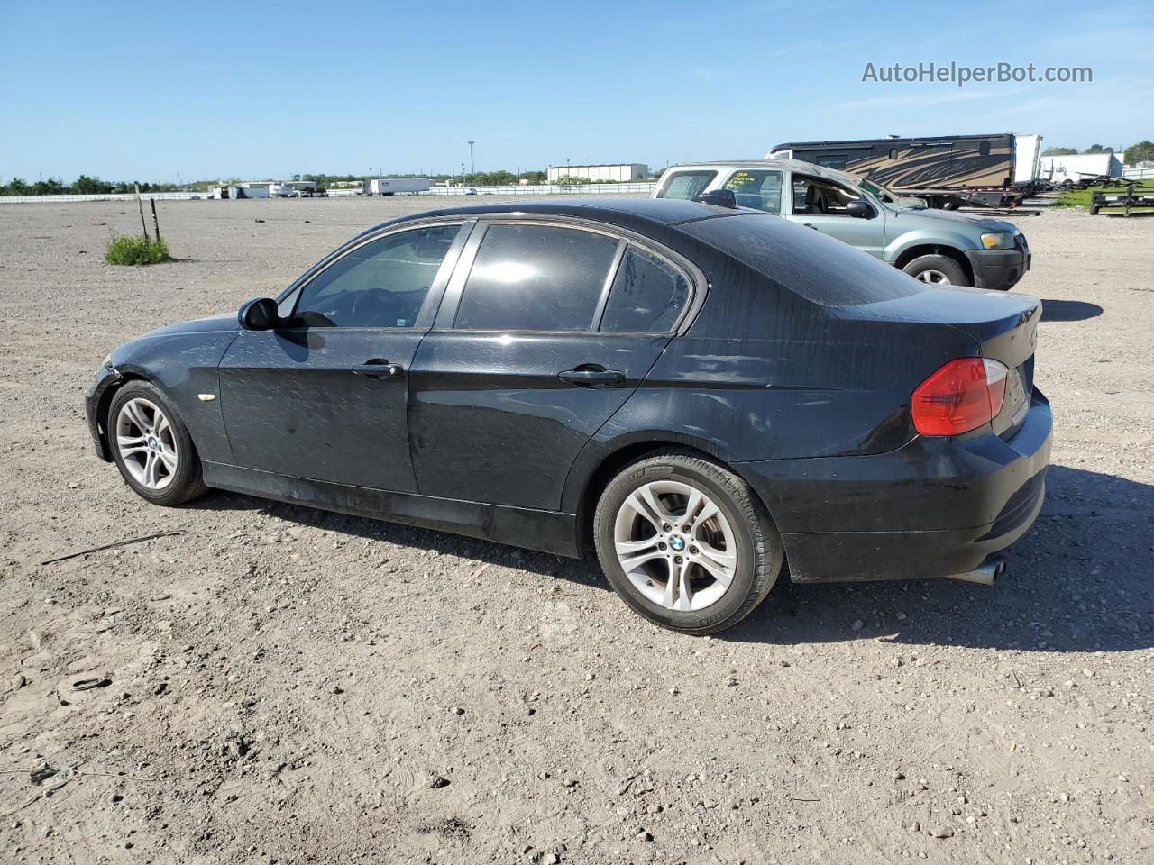 2008 Bmw 328 I Black vin: WBAVA37538NL50823