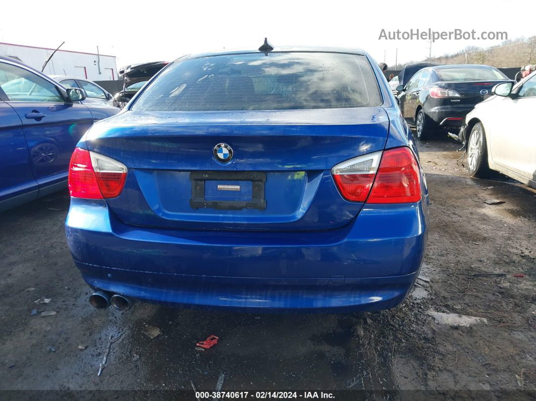 2008 Bmw 328i   Синий vin: WBAVA37538NL57948