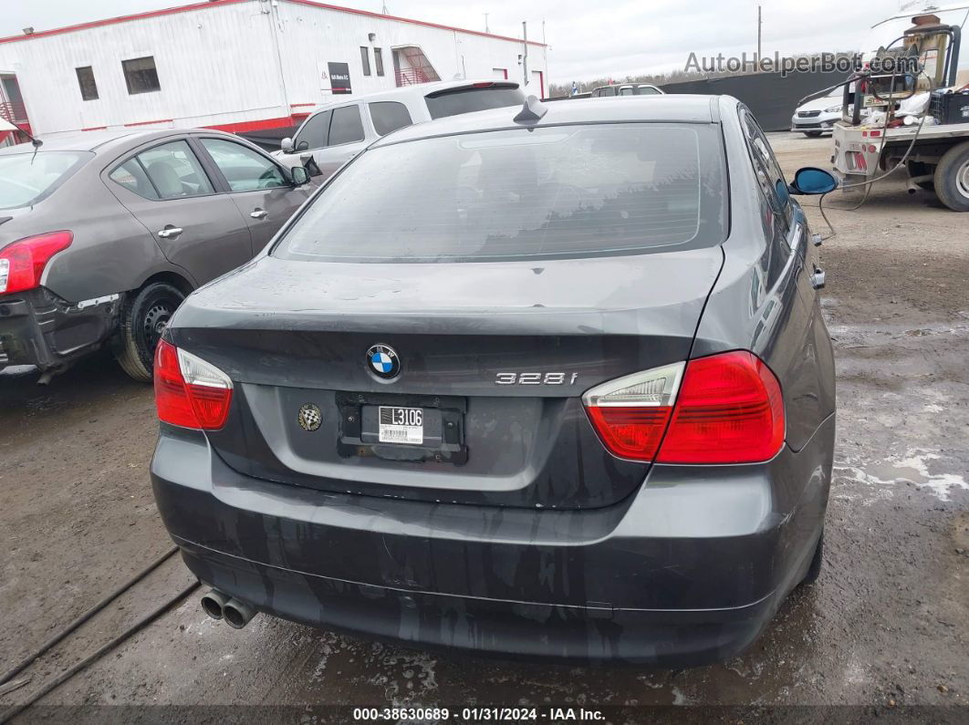 2008 Bmw 328i   Gray vin: WBAVA37558NL18889