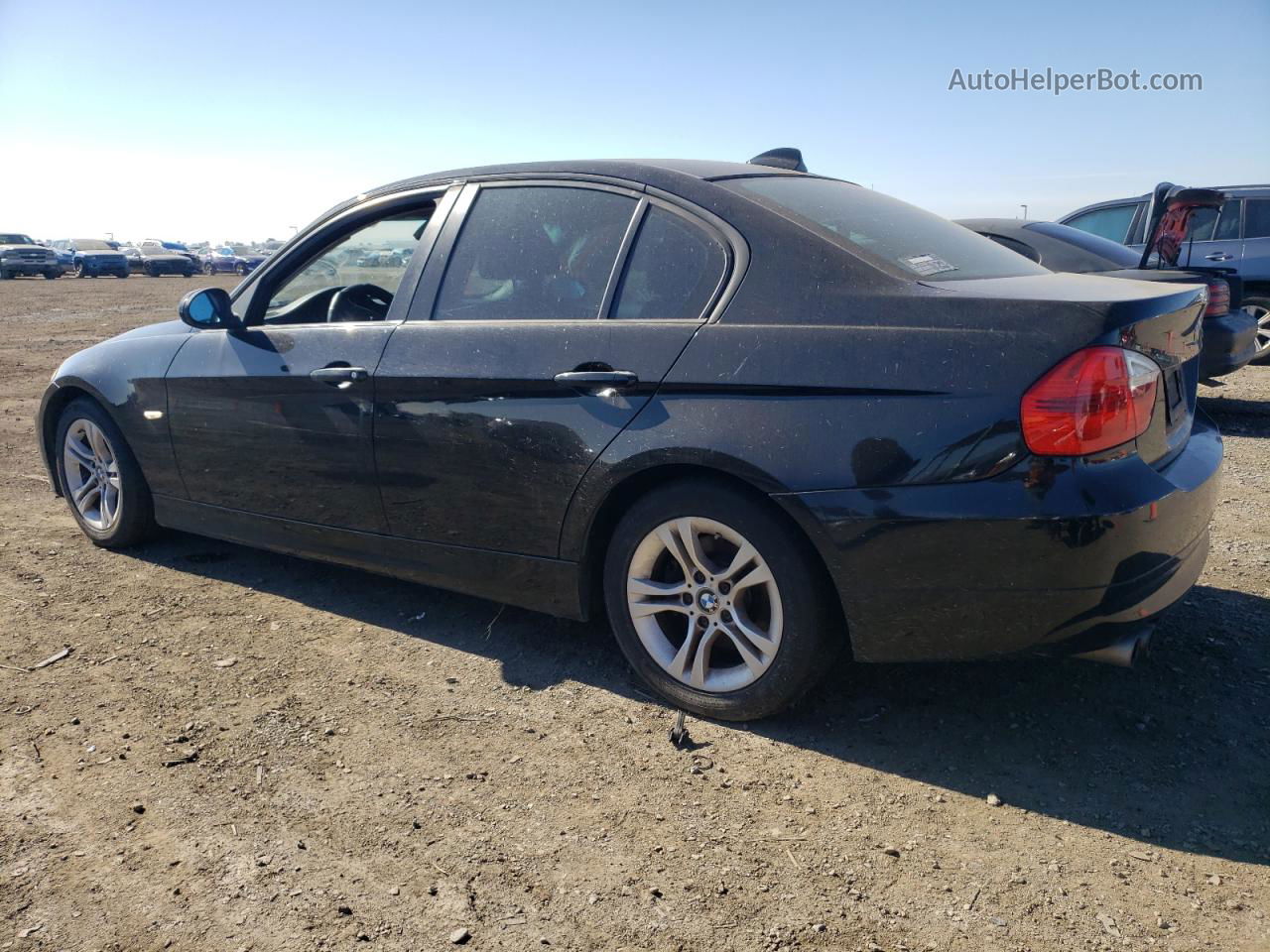 2008 Bmw 328 I Black vin: WBAVA37558NL53805