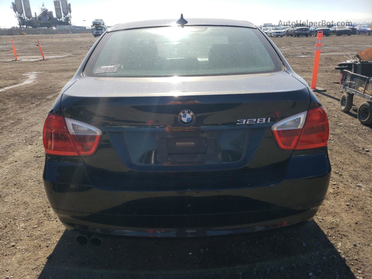 2008 Bmw 328 I Black vin: WBAVA37558NL53805