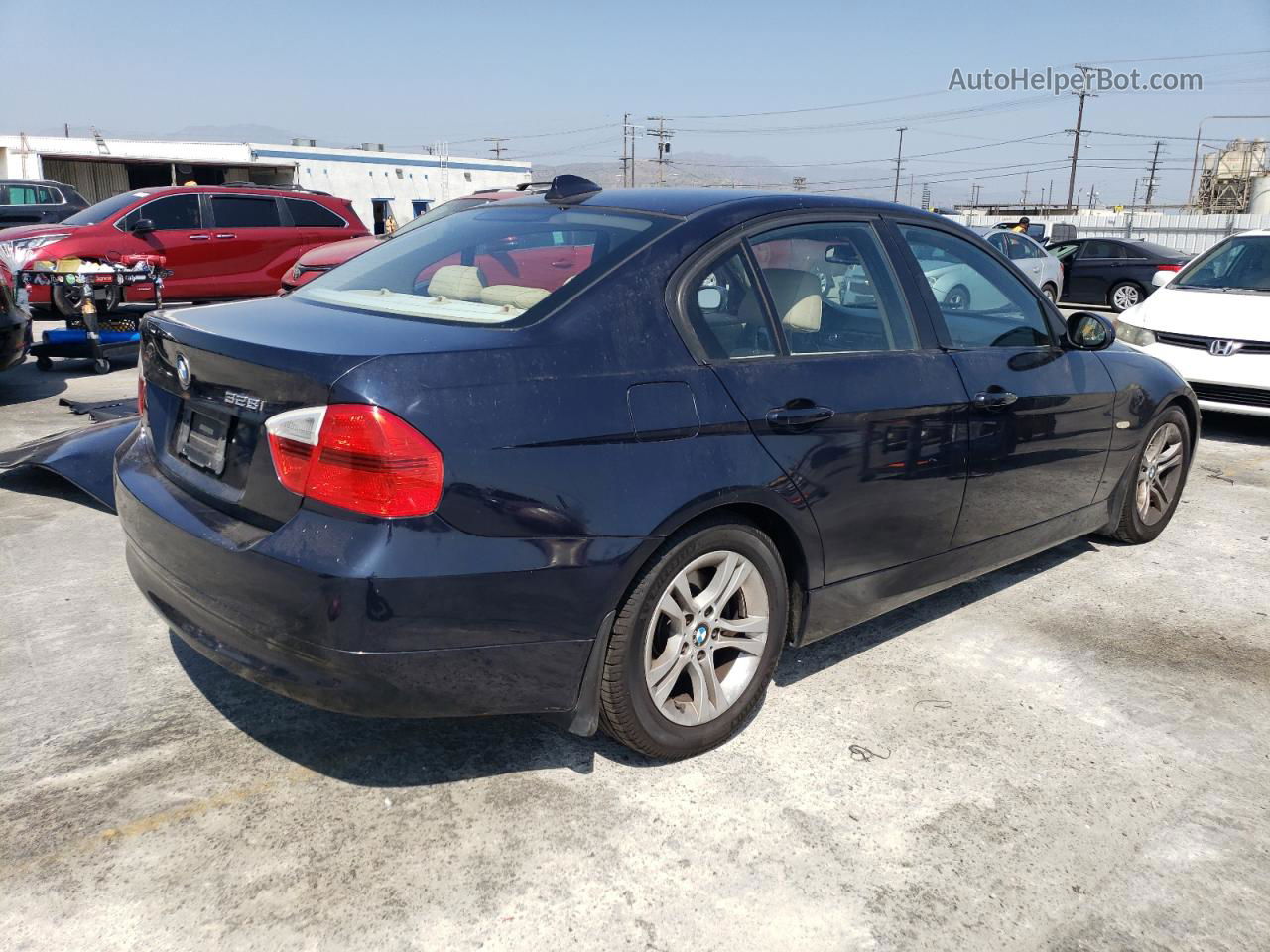 2008 Bmw 328 I Black vin: WBAVA37568NL46765