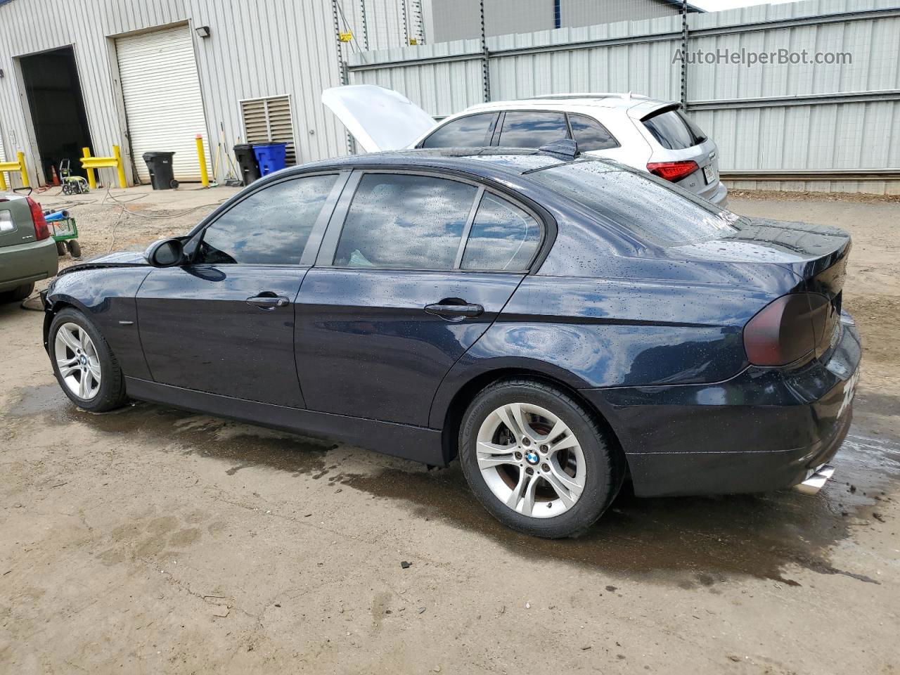 2008 Bmw 328 I Blue vin: WBAVA37568NL58043