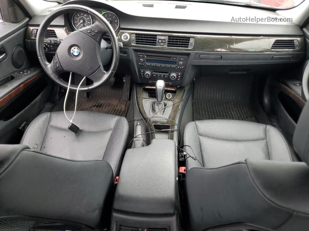 2008 Bmw 328 I Черный vin: WBAVA37568NL58186