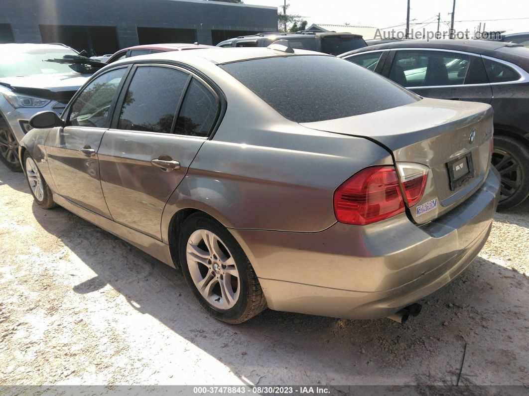 2008 Bmw 3 Series 328i Champagne vin: WBAVA37578NL19705