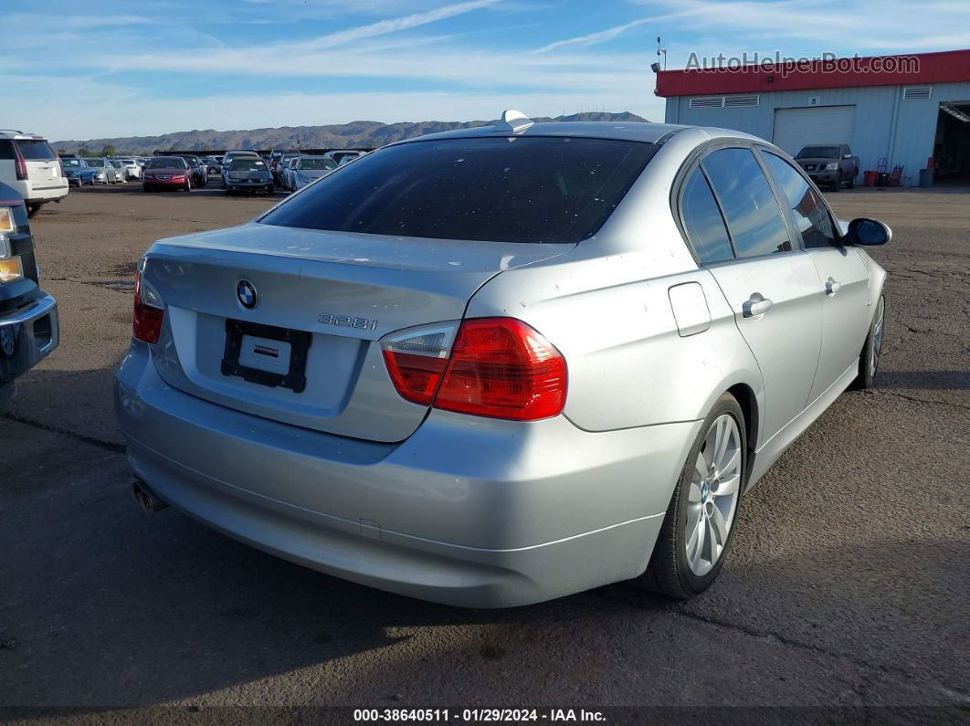 2008 Bmw 328i   Серебряный vin: WBAVA37578NL50758