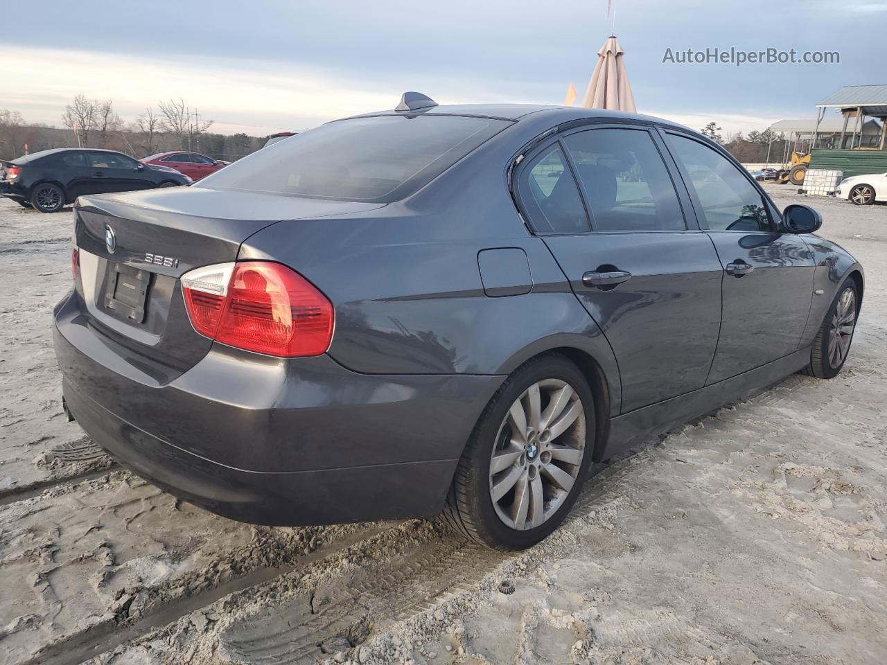 2008 Bmw 328 I Blue vin: WBAVA37578NL56592