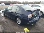 2008 Bmw 328i   Синий vin: WBAVA37578NL56687