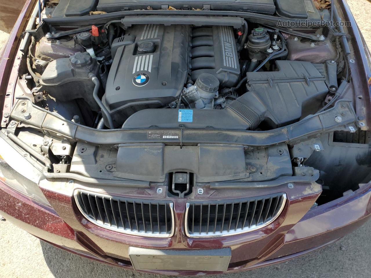 2008 Bmw 328 I Purple vin: WBAVA37588NL47383