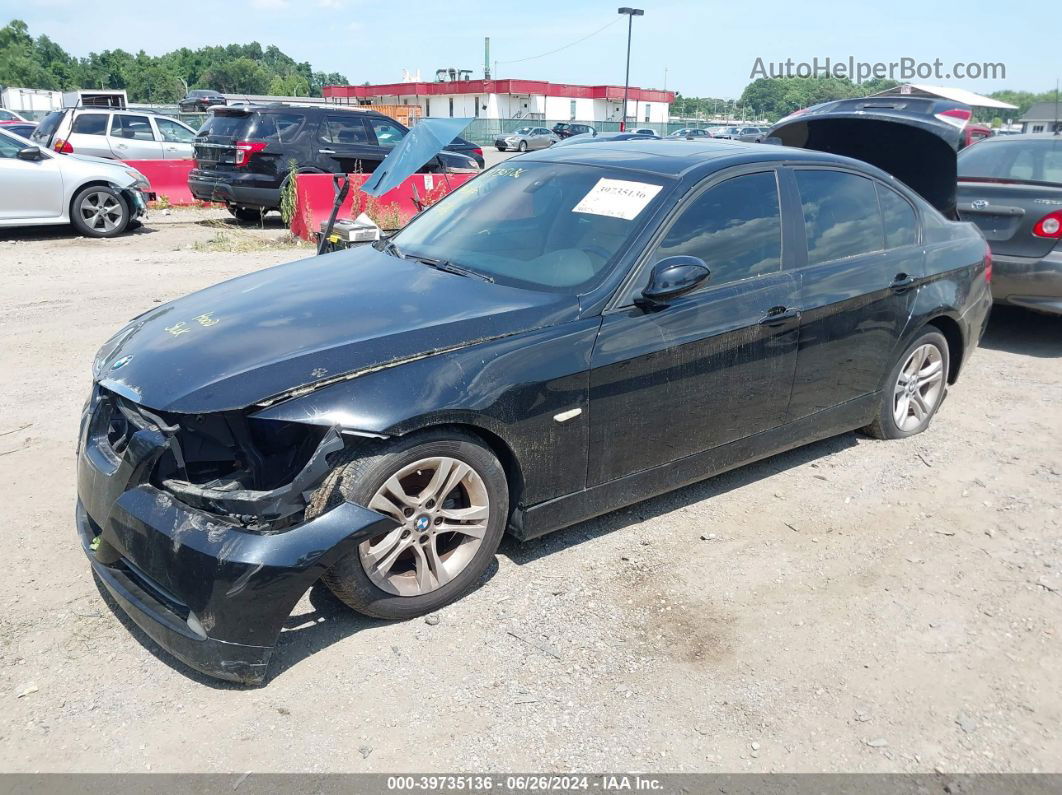 2008 Bmw 328i   Black vin: WBAVA37588NL51725