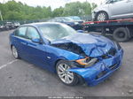 2008 Bmw 328i   Blue vin: WBAVA37598NL18751