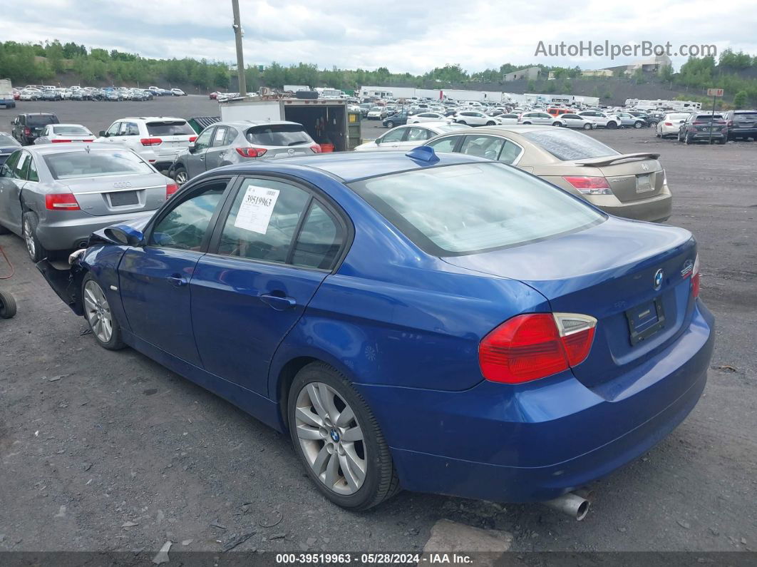 2008 Bmw 328i   Blue vin: WBAVA37598NL18751