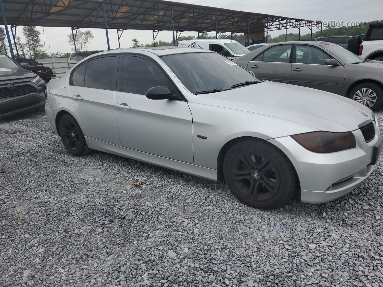 2008 Bmw 328 I Серебряный vin: WBAVA37598NL46520