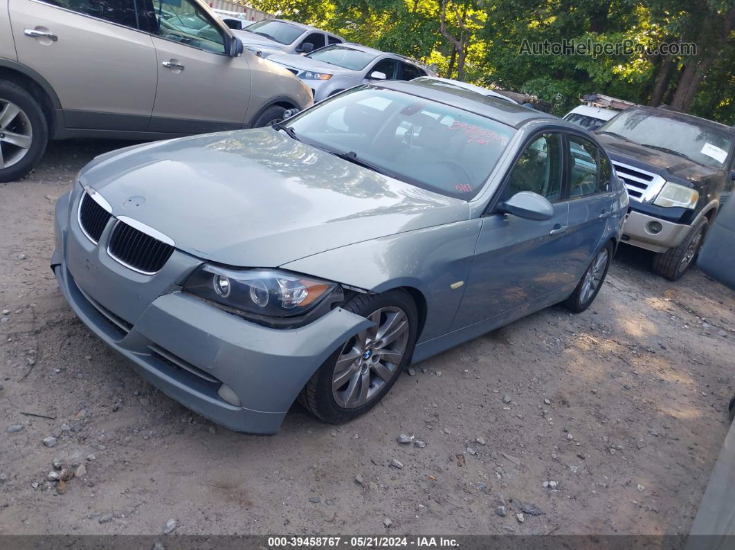 2008 Bmw 328i   Gray vin: WBAVA37598NL51524