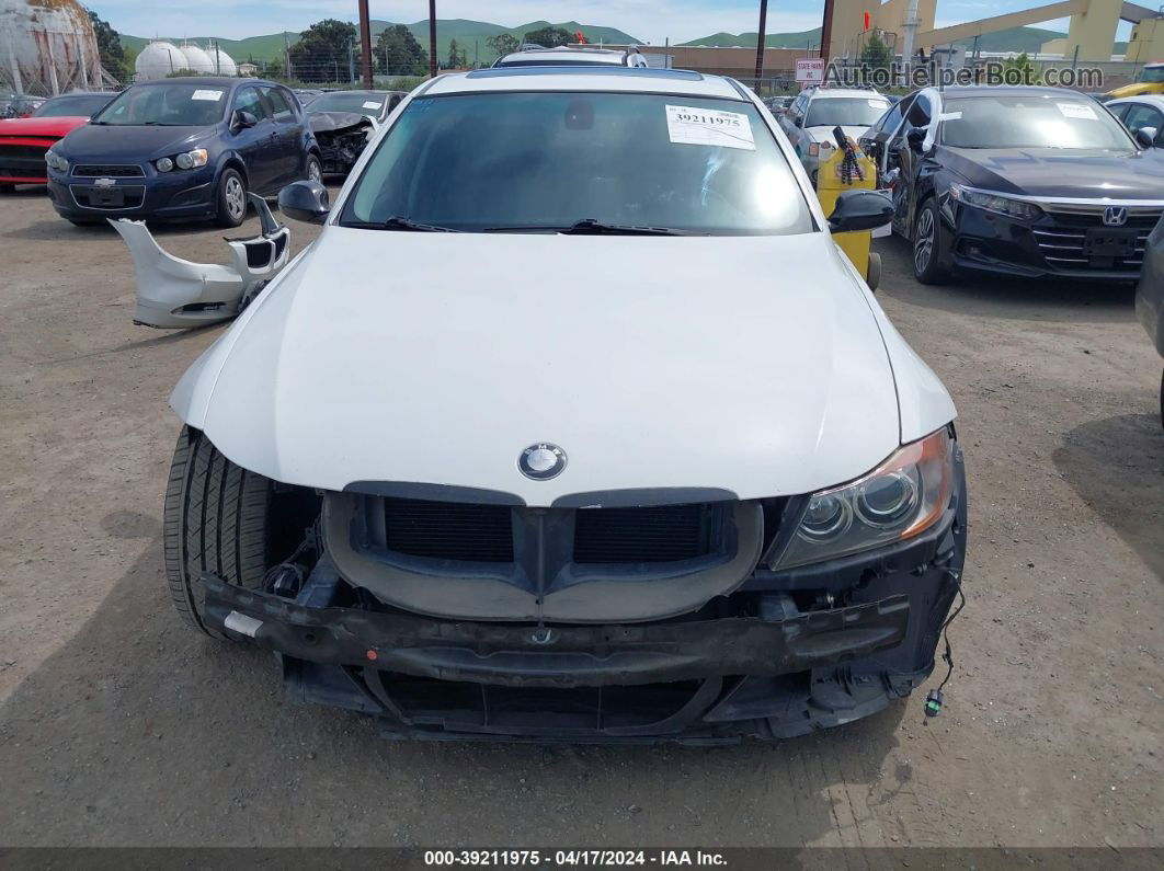 2008 Bmw 328i   White vin: WBAVA375X8NL55999