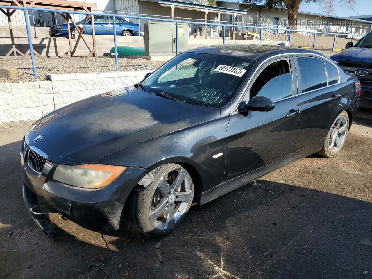 2008 Bmw 335 I Black vin: WBAVB73508KY63359