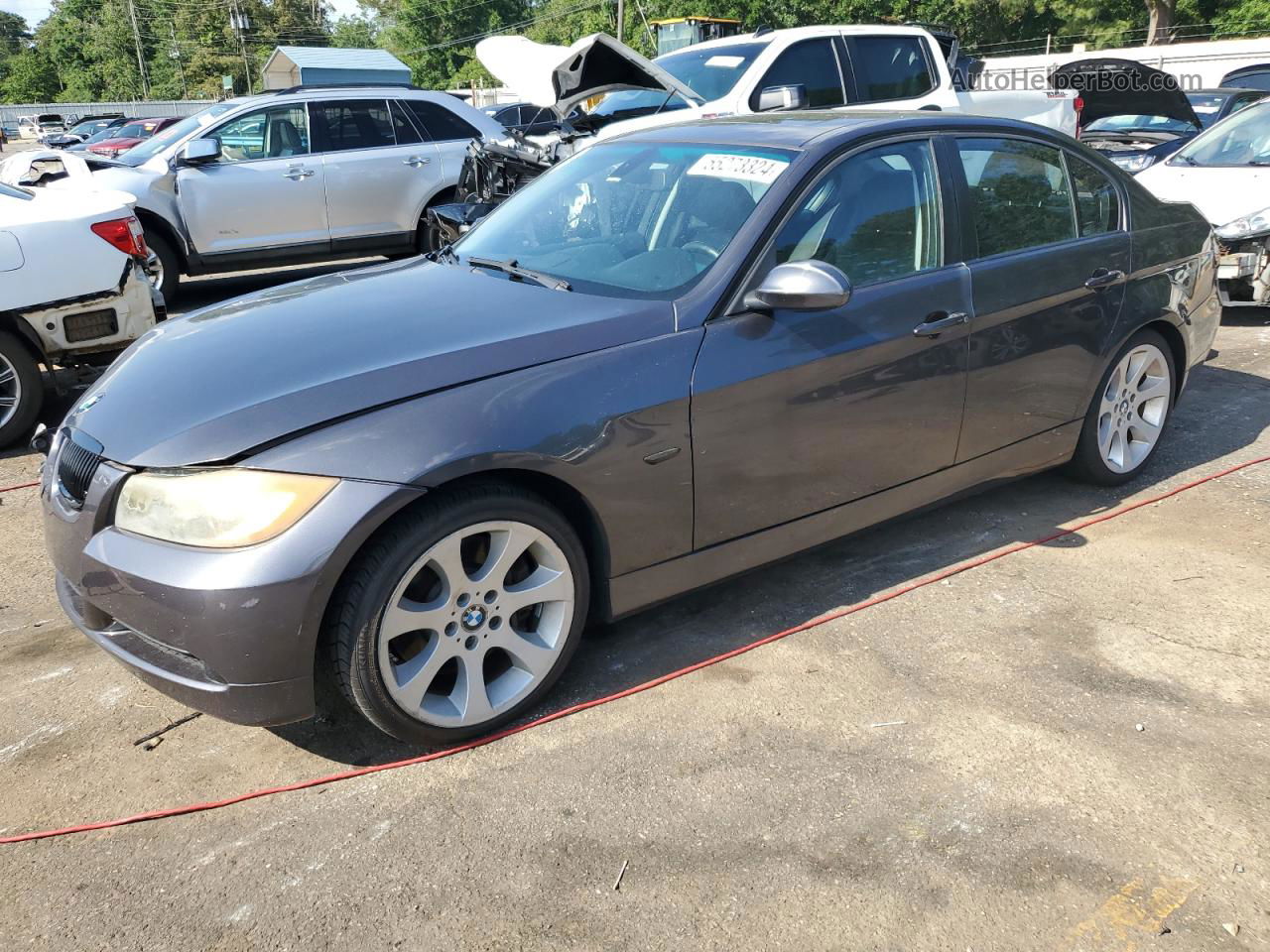 2008 Bmw 335 I Charcoal vin: WBAVB73518P101869