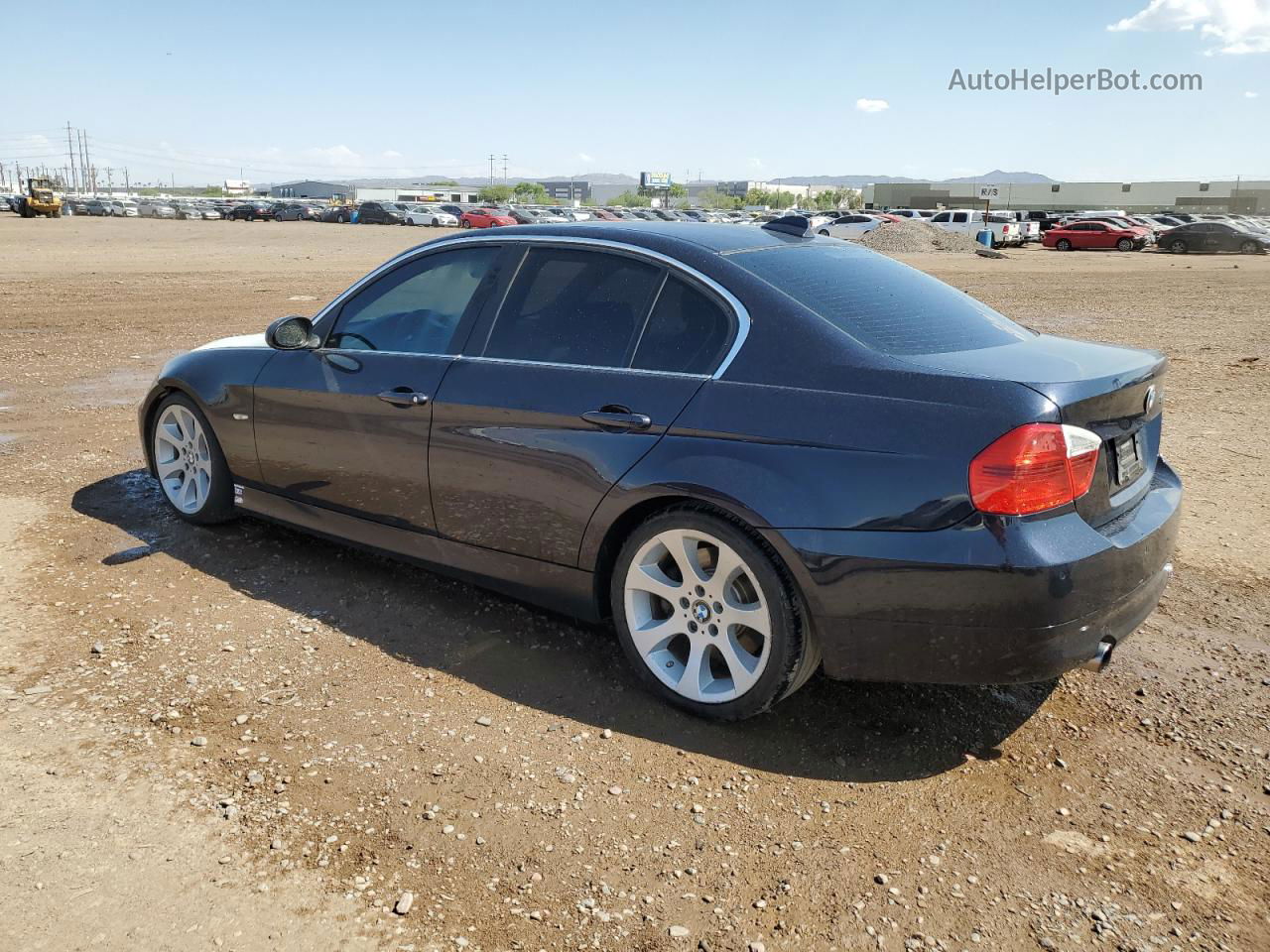 2008 Bmw 335 I Синий vin: WBAVB73518VH24441