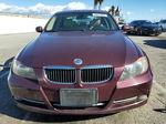 2008 Bmw 335 I Maroon vin: WBAVB73518VH24522