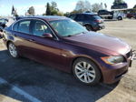 2008 Bmw 335 I Maroon vin: WBAVB73518VH24522