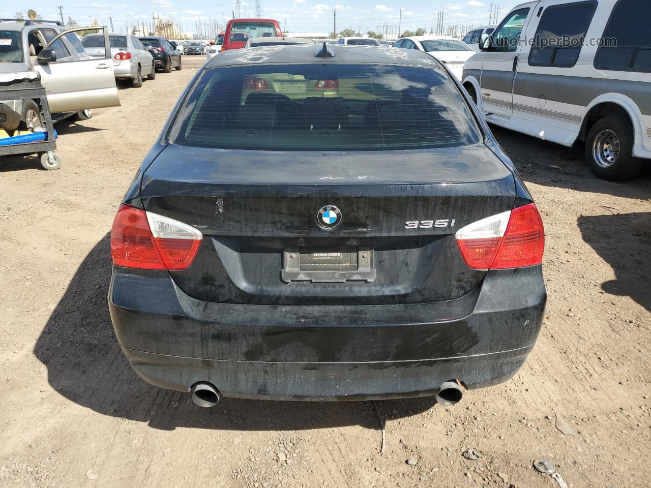 2008 Bmw 335 I Black vin: WBAVB73548KY63560