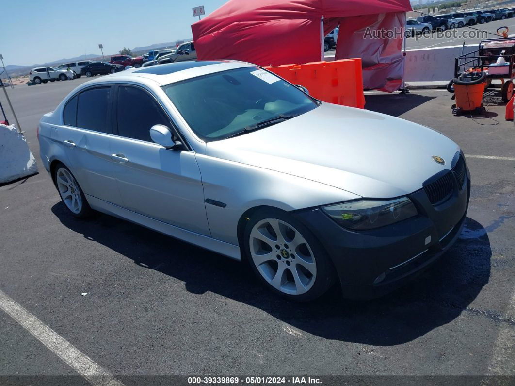 2008 Bmw 335i   Silver vin: WBAVB73548VH24028