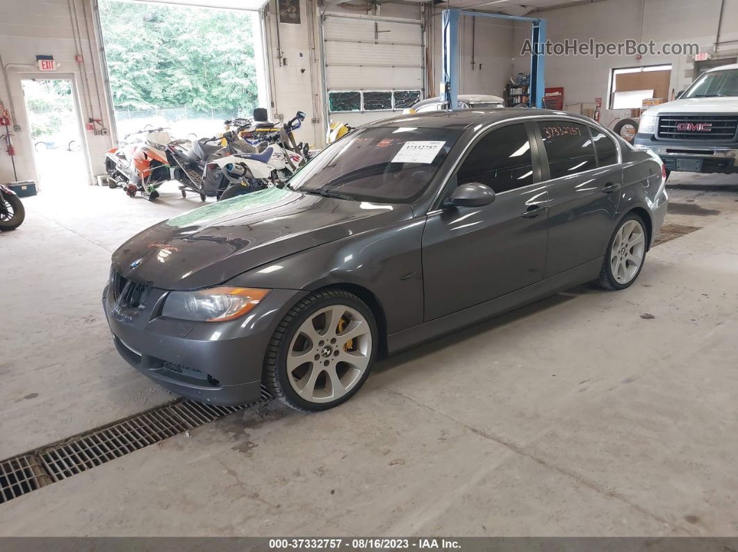 2008 Bmw 3 Series 335i Серый vin: WBAVB73558VH25429