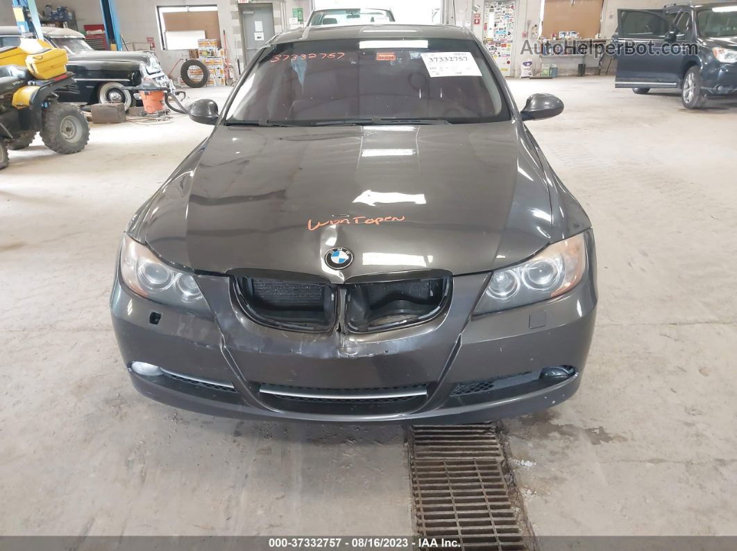 2008 Bmw 3 Series 335i Серый vin: WBAVB73558VH25429