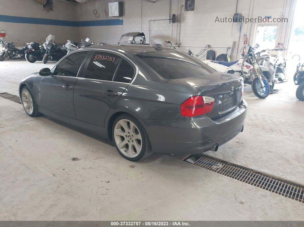 2008 Bmw 3 Series 335i Gray vin: WBAVB73558VH25429