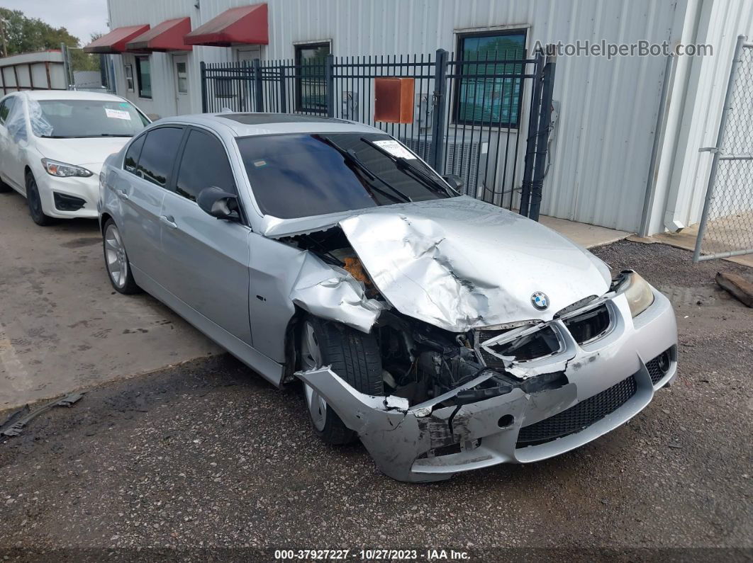 2008 Bmw 335i Серебряный vin: WBAVB77528NH80012