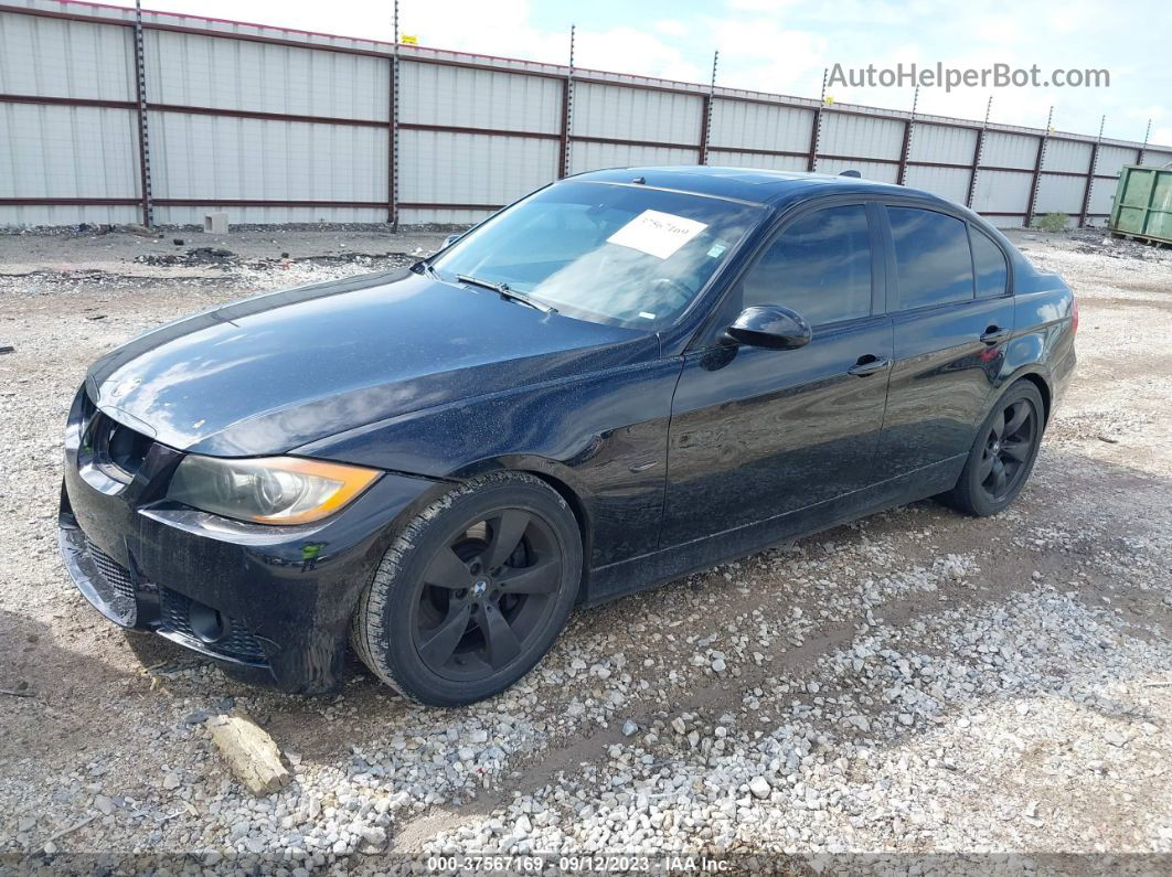 2008 Bmw 3 Series 335i Черный vin: WBAVB77538NH79080