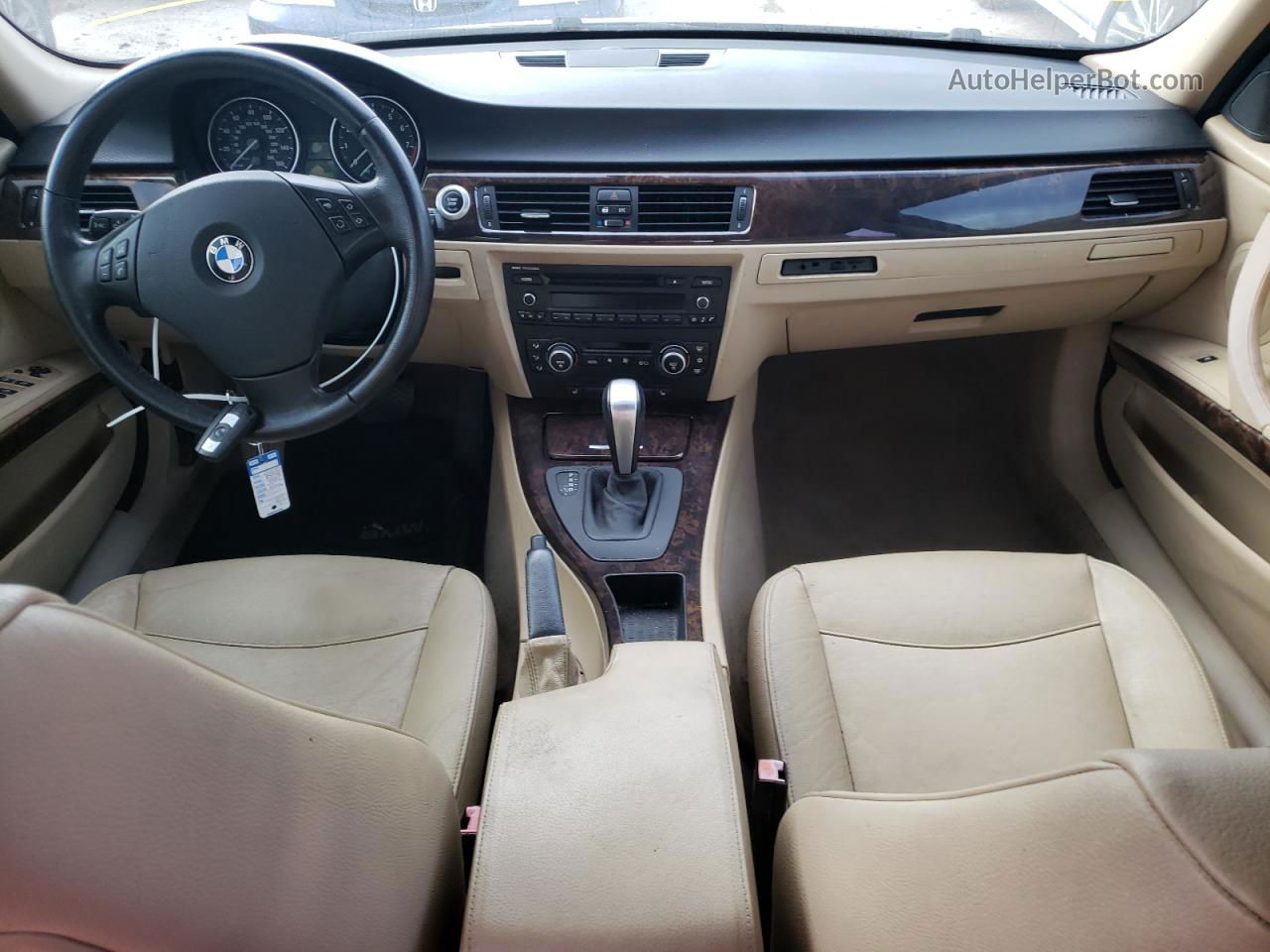 2008 Bmw 335 I Черный vin: WBAVB77538NM05436