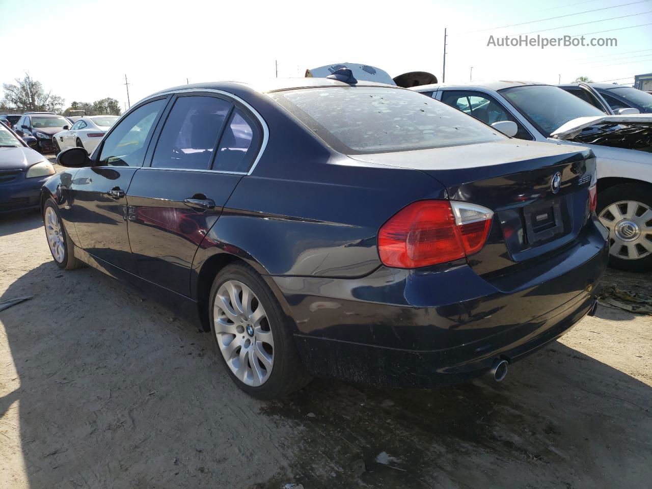 2008 Bmw 335 I Черный vin: WBAVB77538NM05436