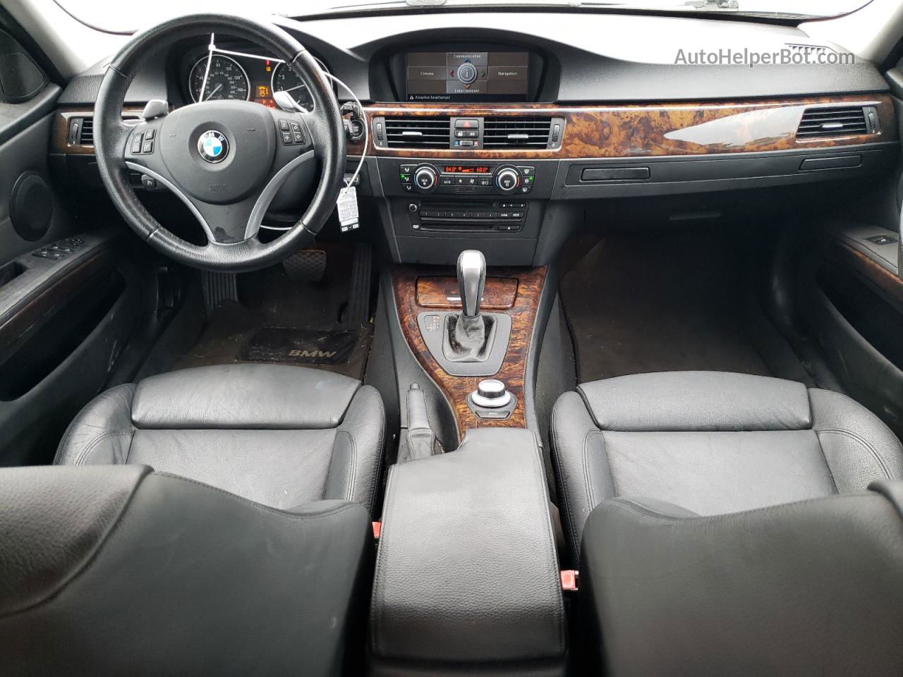 2008 Bmw 335 I Черный vin: WBAVB77558NM05289