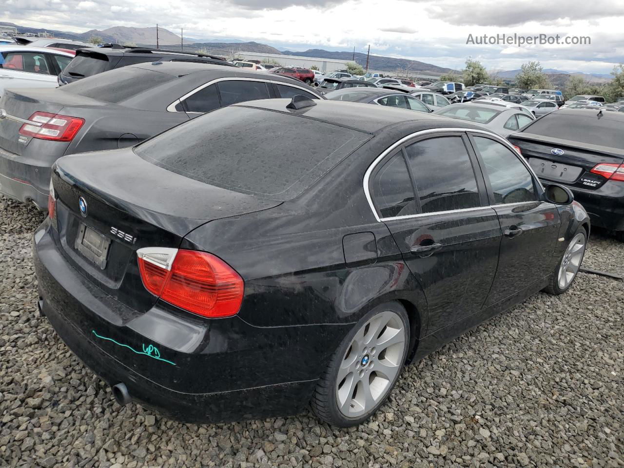 2008 Bmw 335 I Черный vin: WBAVB77578NH78479