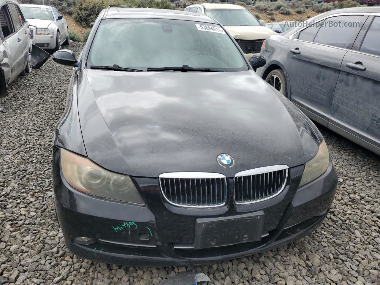 2008 Bmw 335 I Black vin: WBAVB77578NH78479