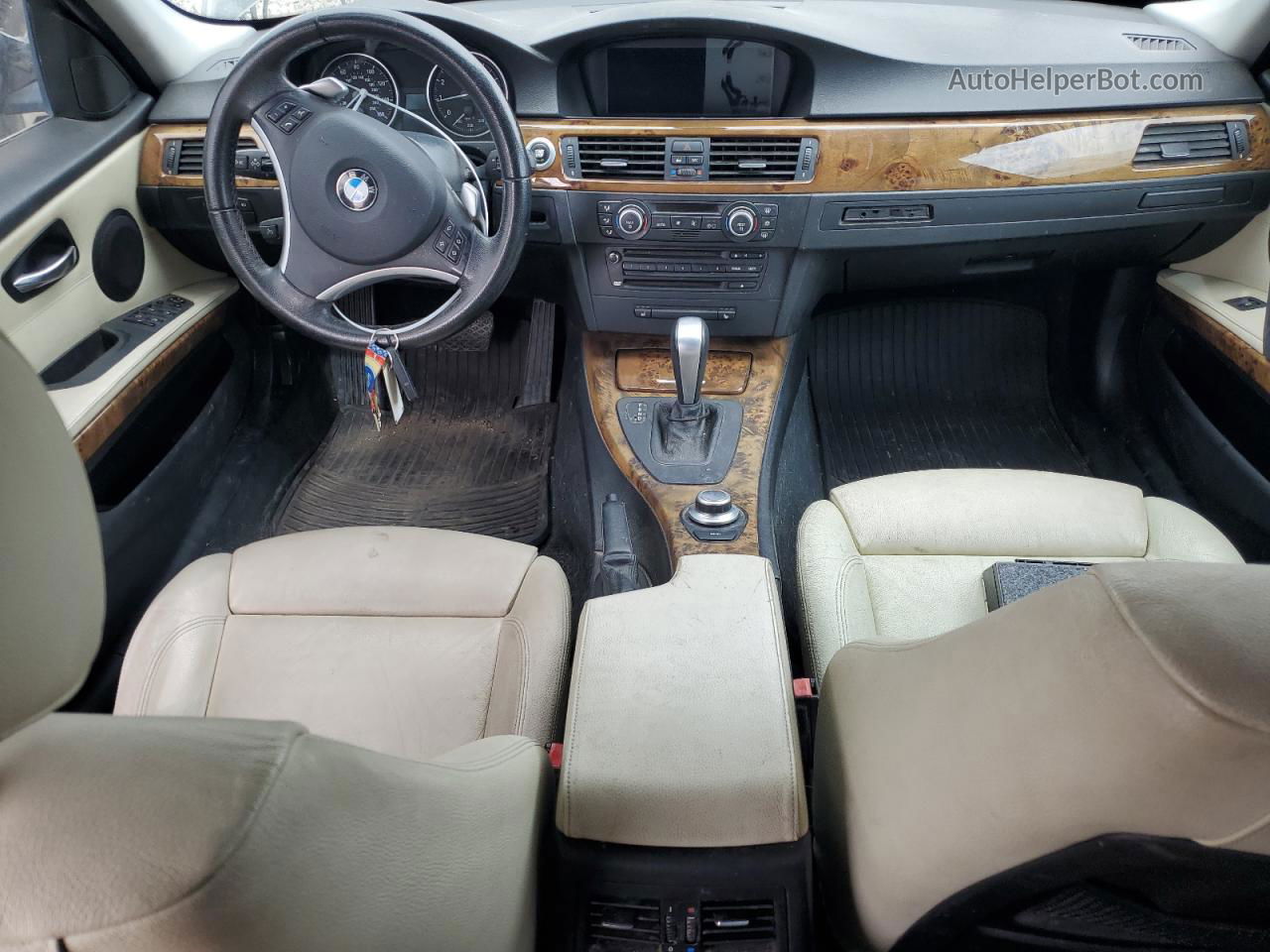 2008 Bmw 335 I Черный vin: WBAVB77578NH78479