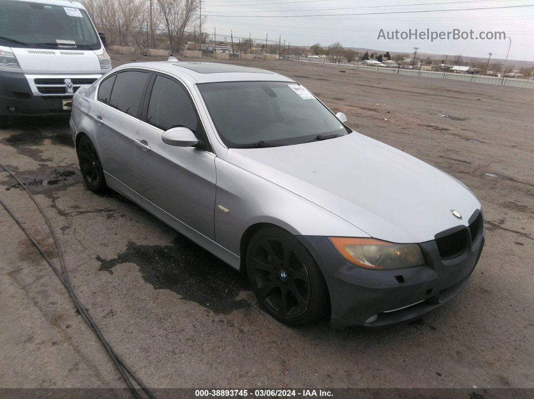 2008 Bmw 335i   Серебряный vin: WBAVB77578NH80510