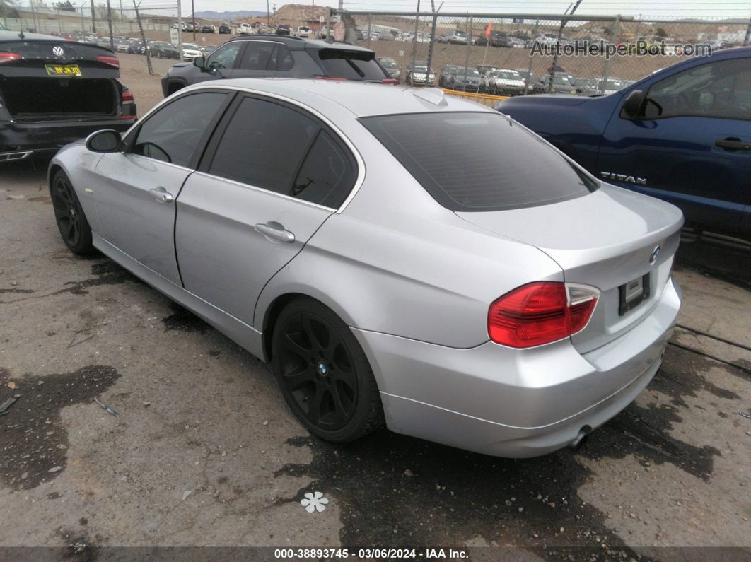 2008 Bmw 335i   Silver vin: WBAVB77578NH80510