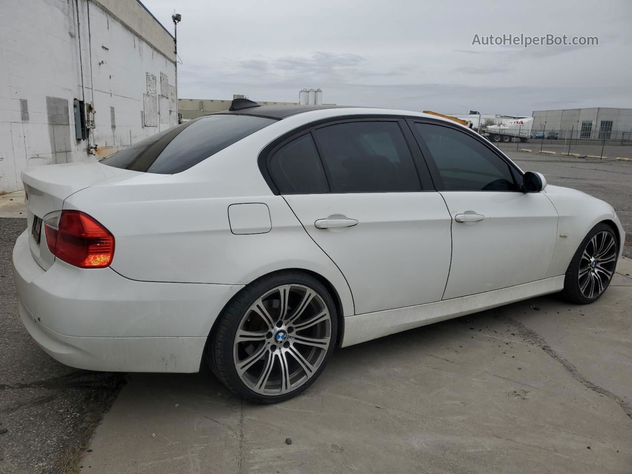 2008 Bmw 328 I Sulev White vin: WBAVC53518FZ83892