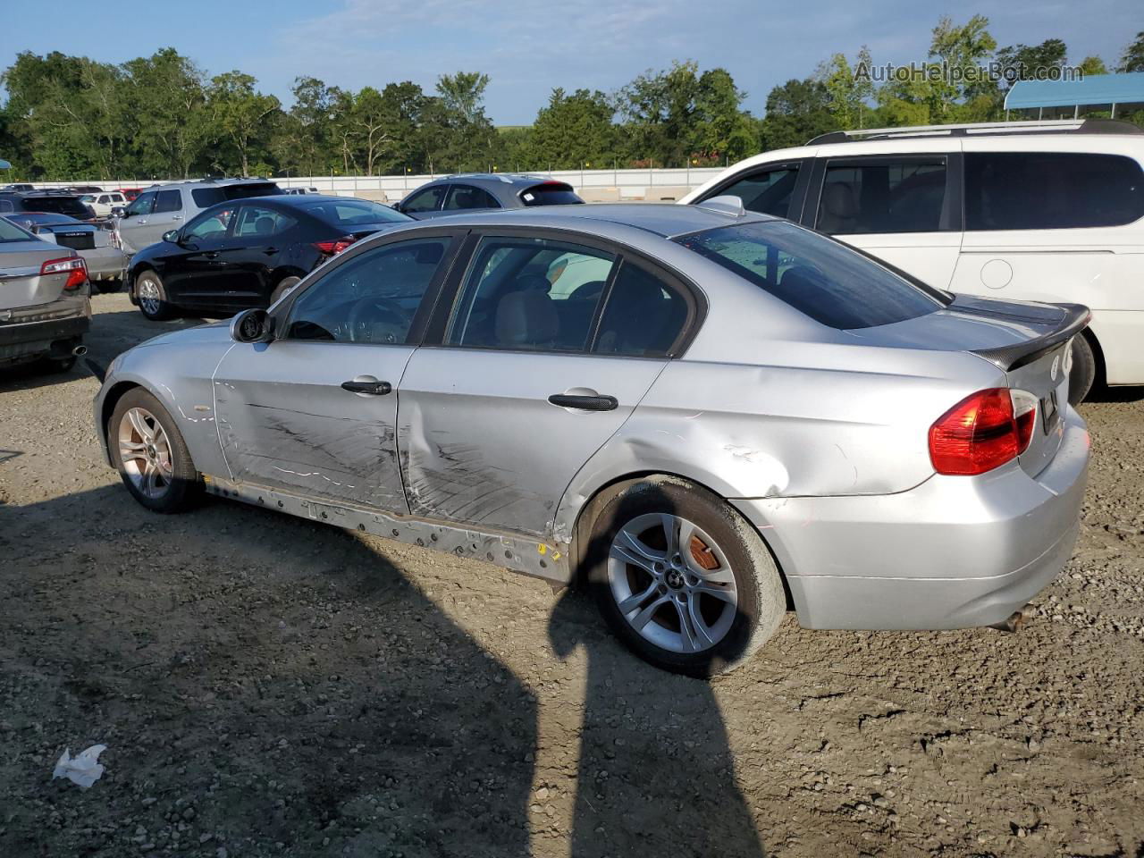 2008 Bmw 328 I Sulev Silver vin: WBAVC53528F008088