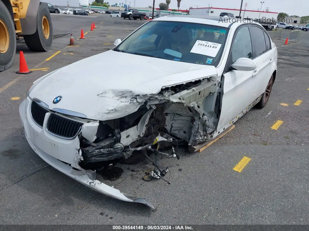 2008 Bmw 328i White vin: WBAVC53528FZ83366