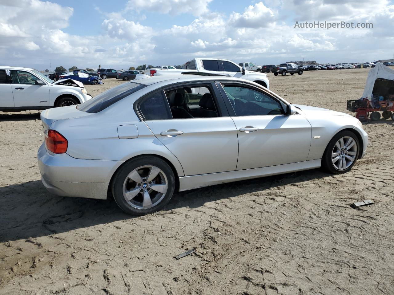 2008 Bmw 328 I Sulev Серебряный vin: WBAVC53528FZ85148