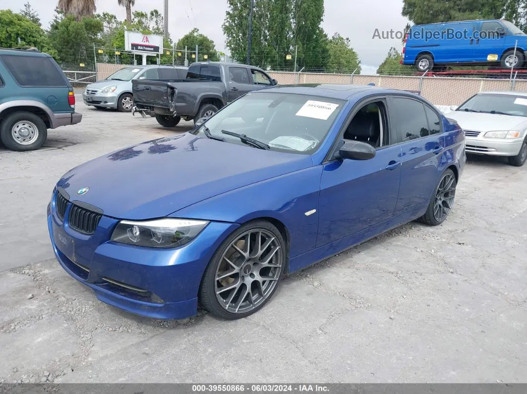 2008 Bmw 328i   Blue vin: WBAVC53528FZ86896