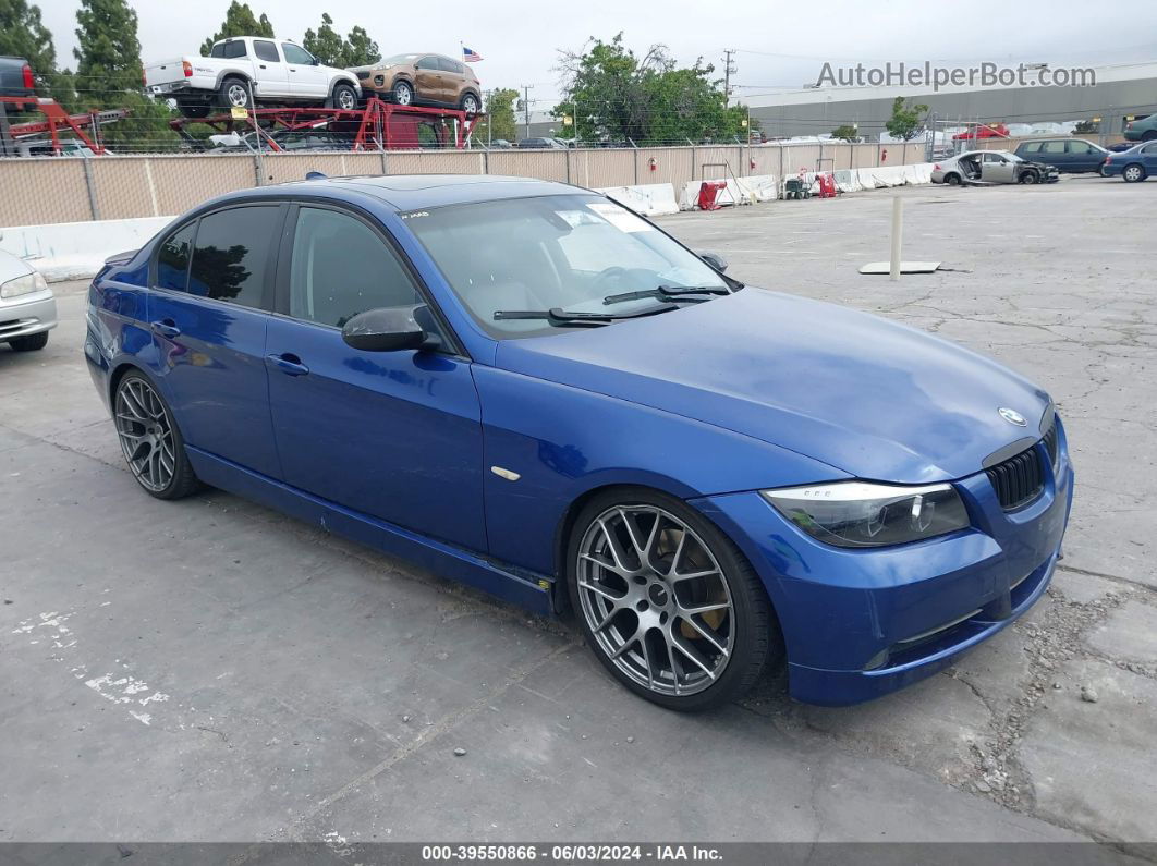 2008 Bmw 328i   Blue vin: WBAVC53528FZ86896