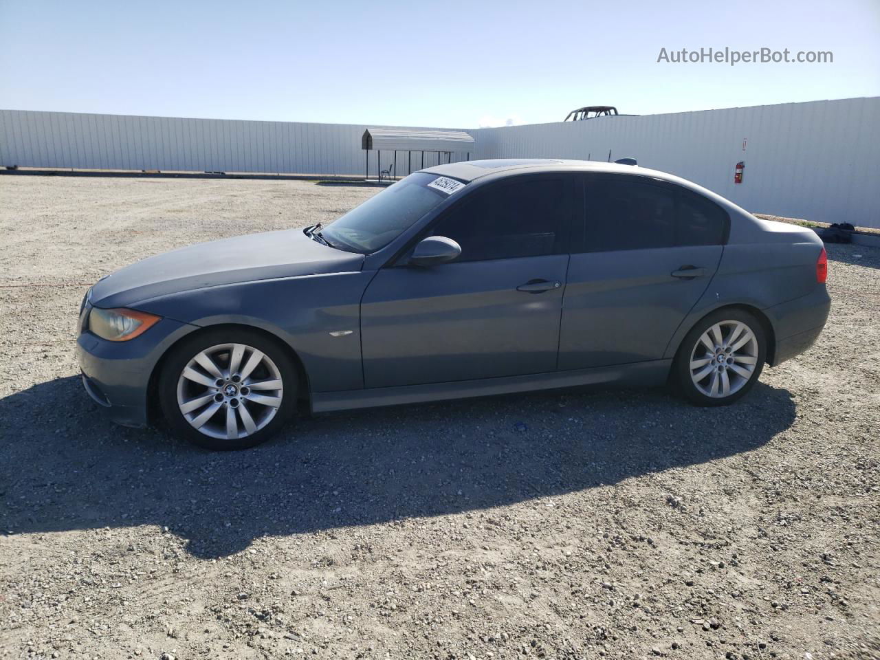 2008 Bmw 328 I Sulev Blue vin: WBAVC53538F009606