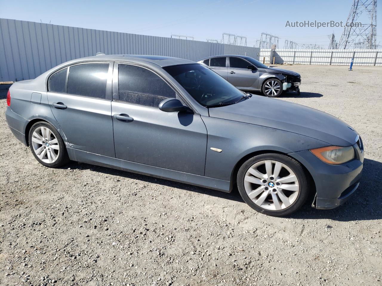 2008 Bmw 328 I Sulev Синий vin: WBAVC53538F009606