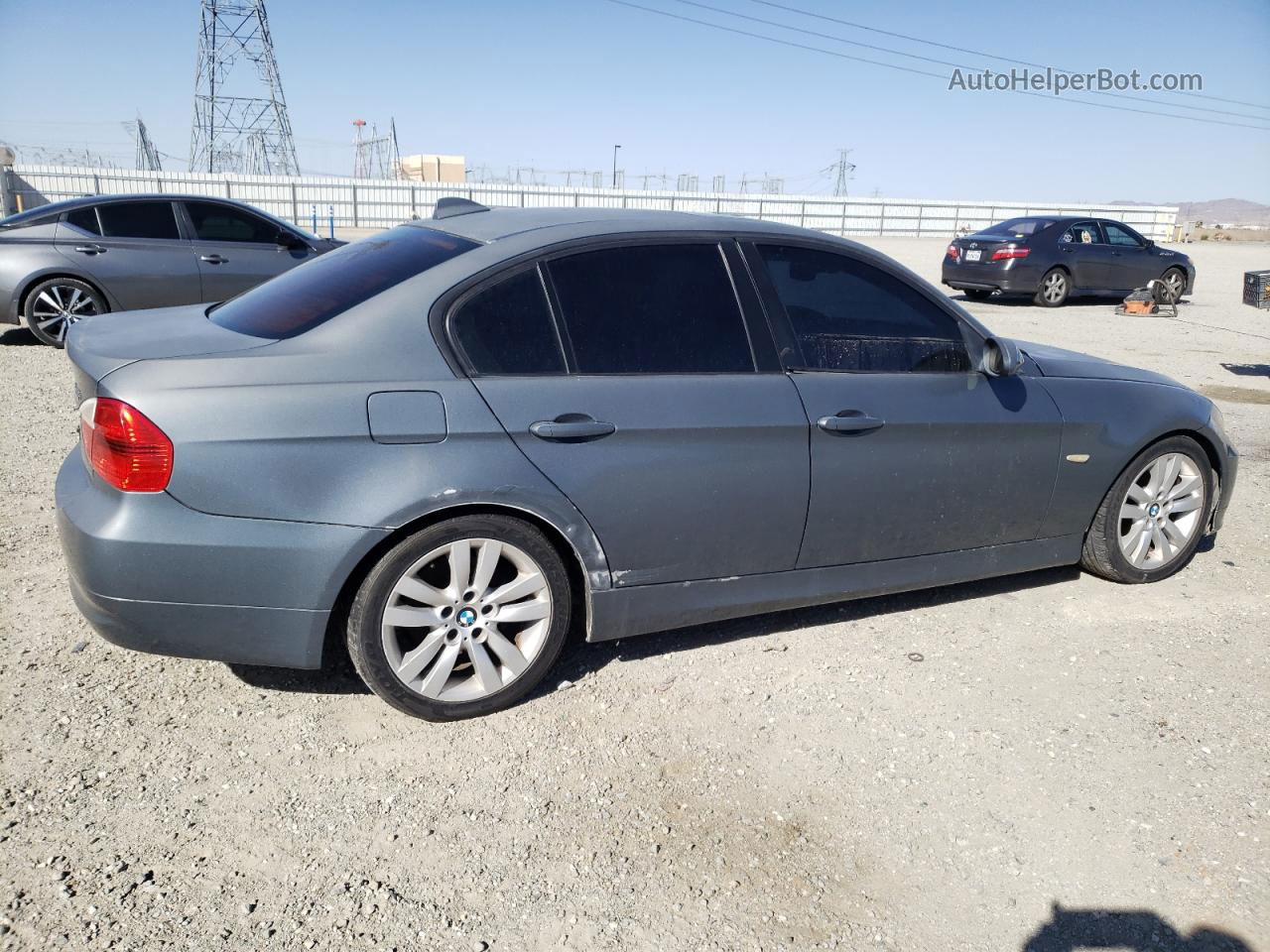 2008 Bmw 328 I Sulev Синий vin: WBAVC53538F009606